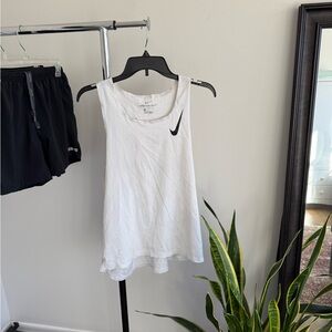 Nike White Aeroswift Singlet